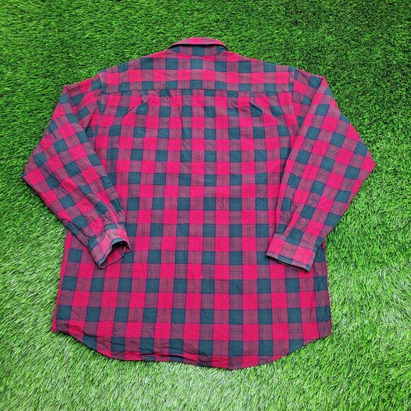 Vintage SIR Pendleton Wool Button Shirt Large 24x30 Baggy - Picture 3 of 10